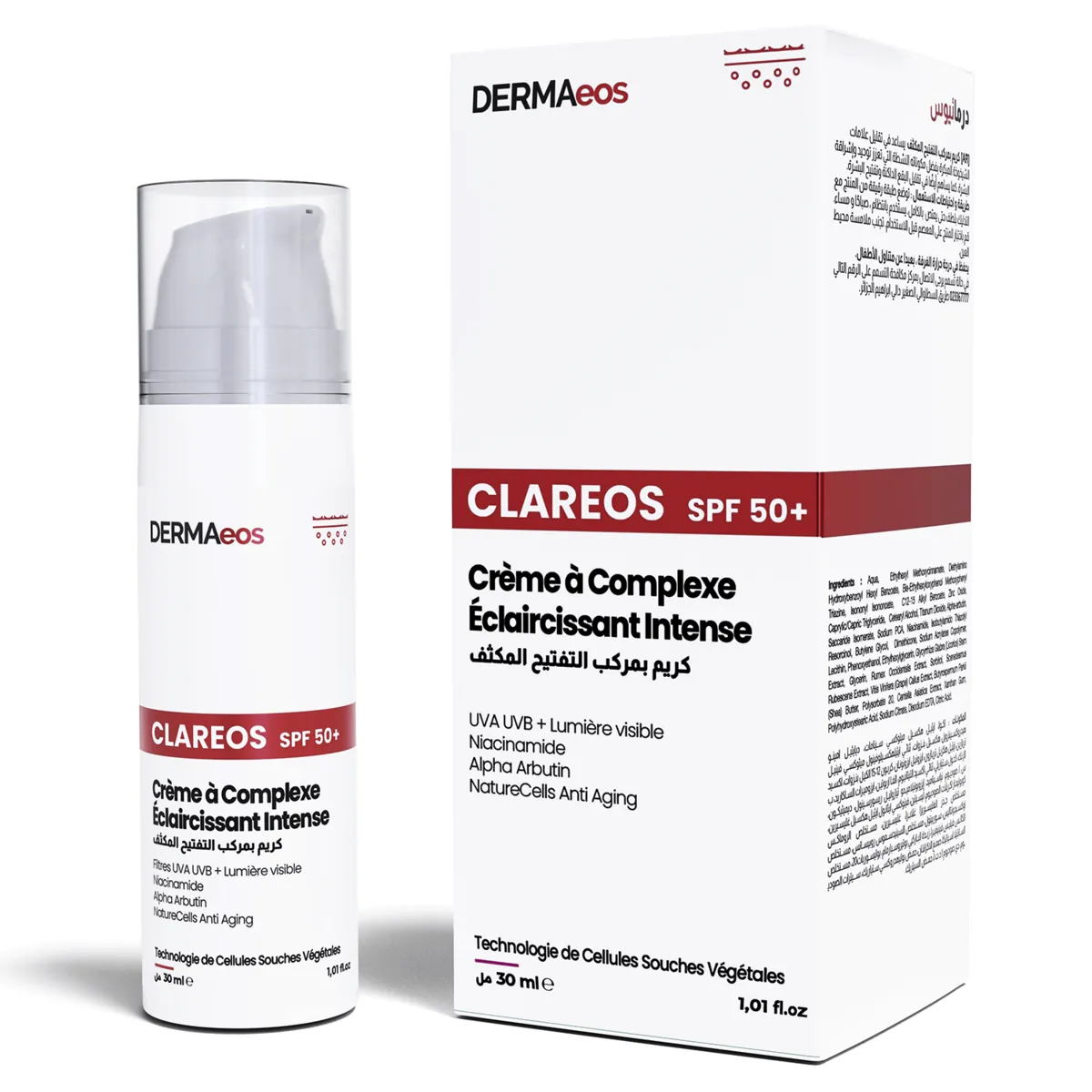 Crème à Complexe Éclaircissant Intense SPF 50