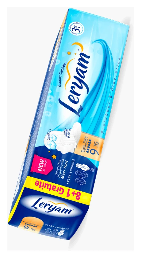 Leryam Maxi Nuit Sanitary Napkins