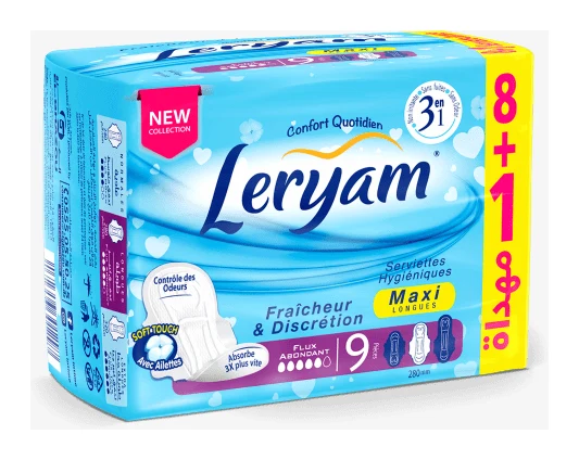 Leryam Pockets Maxi Sanitary Napkins