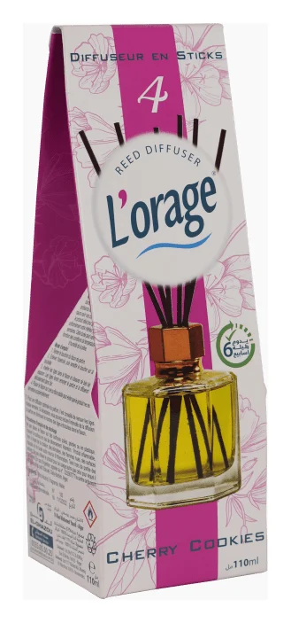 L'Orage Reed Diffuser, Cherry Cookies