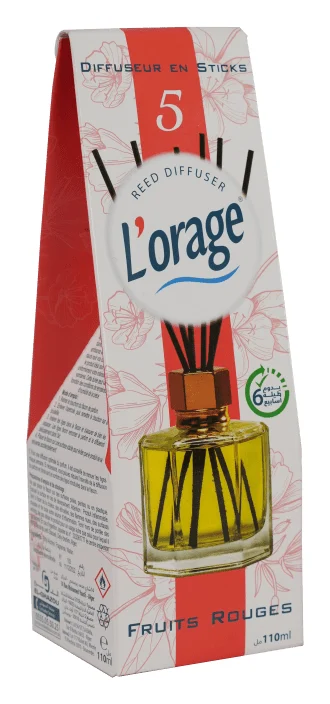 L'Orage Reed Diffuser, Red Fruits