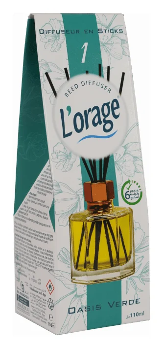 L'Orage Reed Diffuser, Oasis Verde